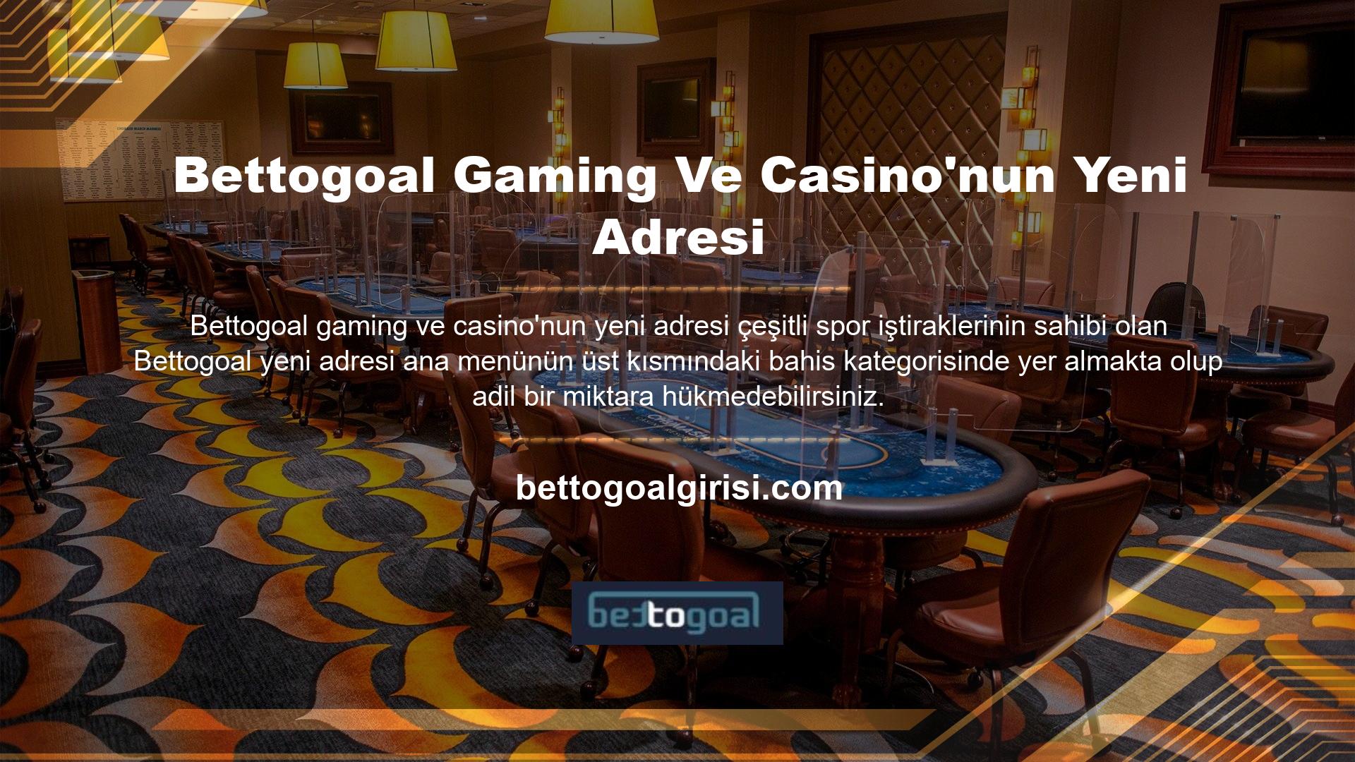 Oyunlar ve Casinolar Bettogoal Yeni Casinoları ve Oyun Siteleri Çok çeşitli sporların sahibi olarak, Bettogoal yeni sitelerini ana menünün üst kısmındaki bahis dizininde bulabilir, bu da onları olumlu bir şekilde değerlendirmenize yardımcı olur